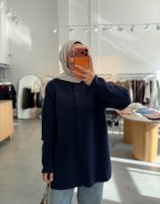 lacivert 44378 ceket hırka