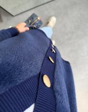 lacivert 410 gold düğmeli angora hırka 4