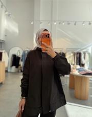 kahve 3287 garni detaylı takım 4