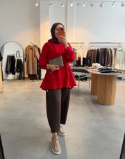 kırmızı paraşüt garnili oysh sweat 2