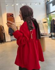 kırmızı paraşüt garnili oysh sweat 4