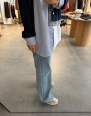mavi ful likralı ön-arka taşlı denim pantolon 3