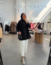 siyah 6707 denim ceket 2