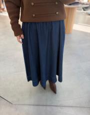 lacivert 6781 denim etek