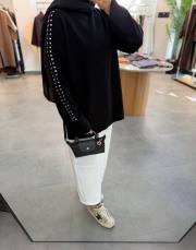 siyah 6147 metal taşlı triko 3