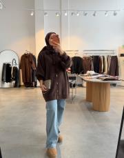 kahve 44426 angora hırka 2