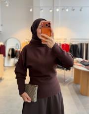 kahve 6133 triko kazak