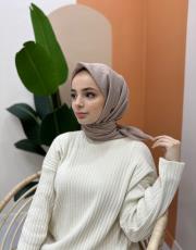 açık vizon pamuk caz eşarp