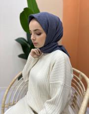 antrasit pamuk caz eşarp