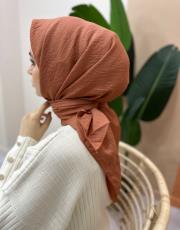 şeftali pamuk caz eşarp 3