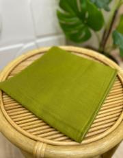 yağ yeşili pamuk caz eşarp 4