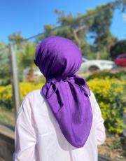 mor salkım pamuk caz eşarp 3