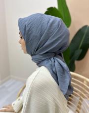 gri pamuk caz eşarp 3