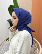 indigo pamuk caz eşarp