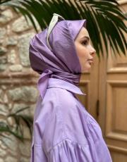 lila pamuk caz eşarp