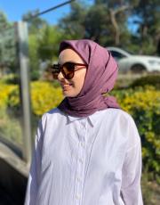 mürdüm pamuk caz eşarp