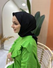 siyah twill eşarp 2