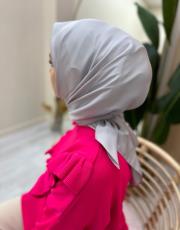 açık gri twill eşarp 3