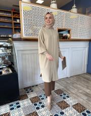 açık krem 1176 araboy tunik 2
